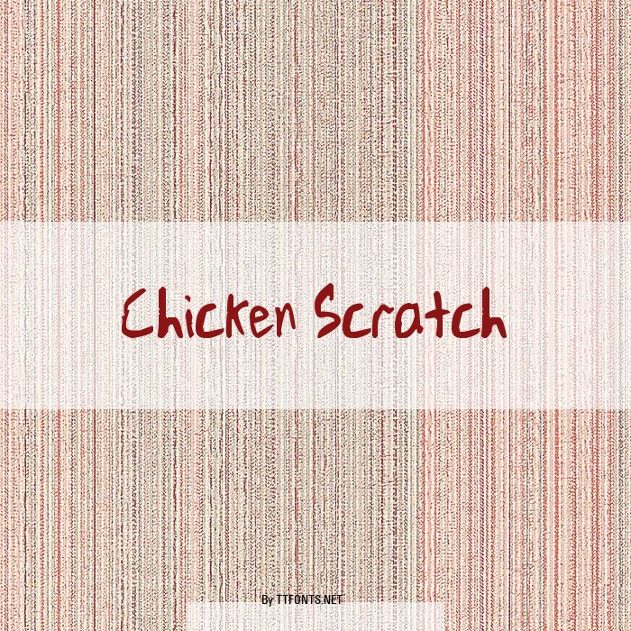 Chicken Scratch example